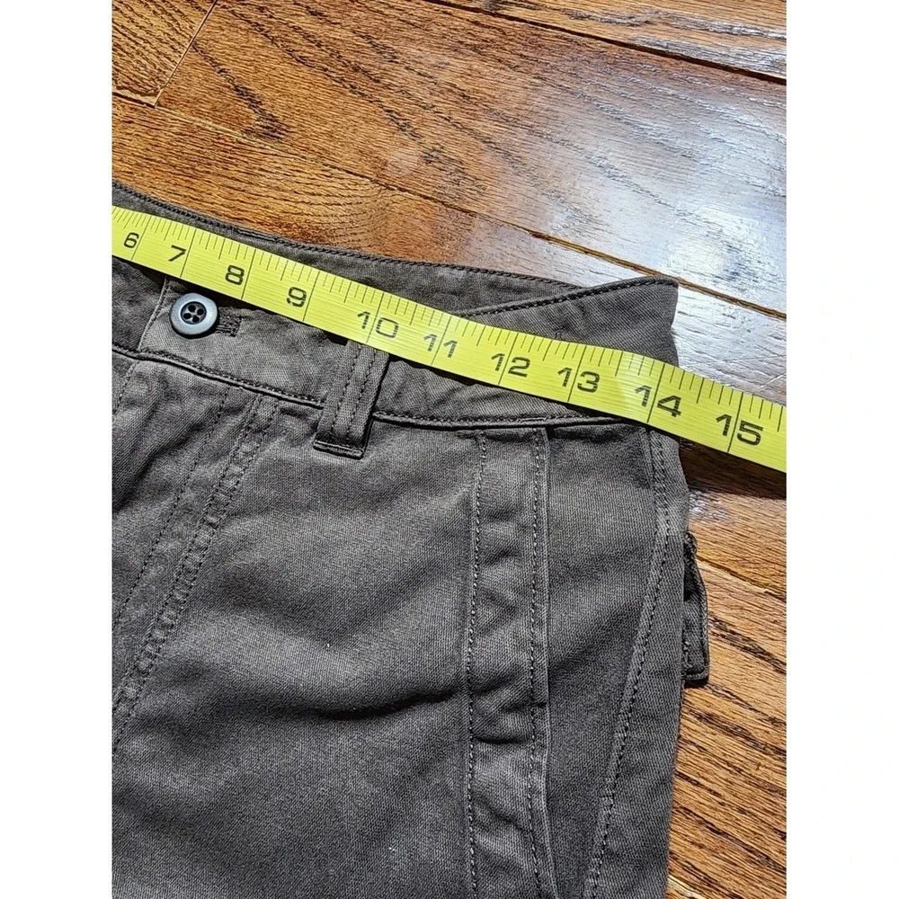 Madewell The Darted Barrel-Leg Pant Women 24 Green Utility Gorpcore NS282 Trendy